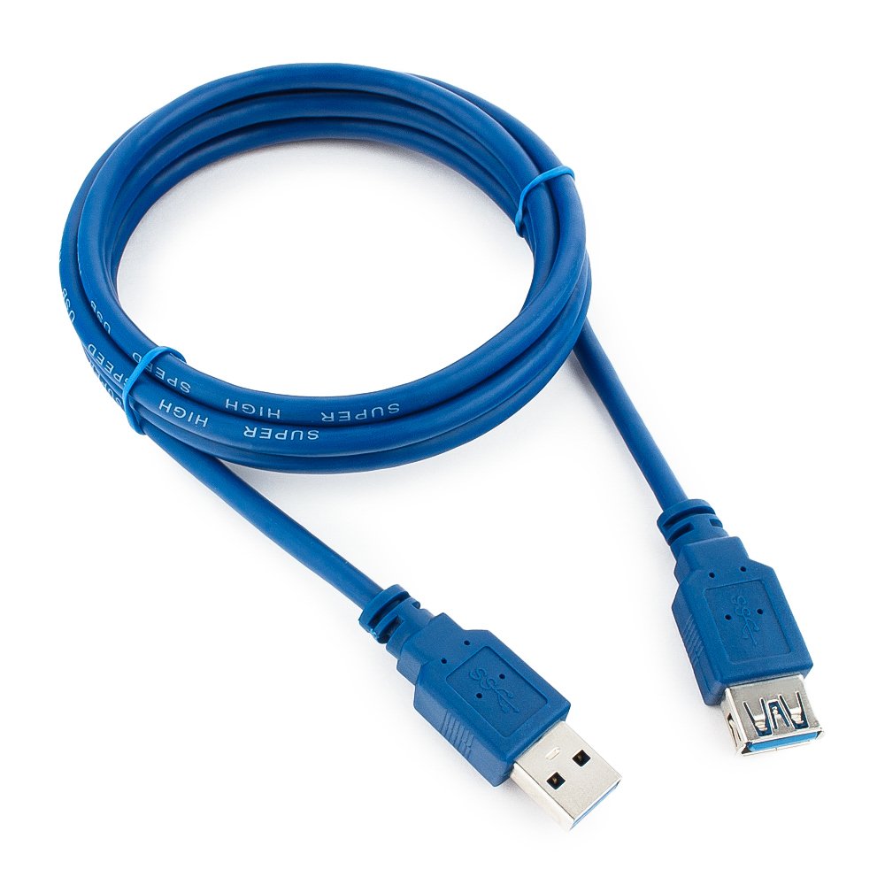 Кабель-удлинитель USB3.0 Cablexpert CCP-USB3-AMAF-6, AM/AF, медь, двойн.экран, Pro, 1.8м, синий, пакет Кабель-удлинитель USB3.0 Cablexpert CCP-USB3-AMAF-6, AM/AF, медь, двойн.экран, Pro, 1.8м, синий, пакет