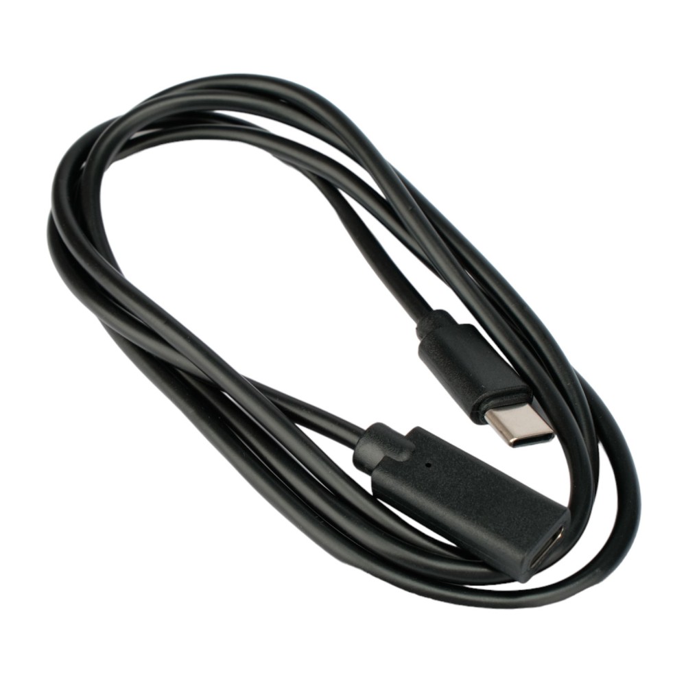 Кабель-удлинитель USB2.0 Cablexpert CCP-USB2-CMCF-1M, Type-C(М)/Type-C(F), 3А, 60Вт, PD/QC3.0, медь, Pro, 1м, черн, пакет Кабель-удлинитель USB2.0 Cablexpert CCP-USB2-CMCF-1M, Type-C(М)/Type-C(F), 3А, 60Вт, PD/QC3.0, медь, Pro, 1м, черн, пакет