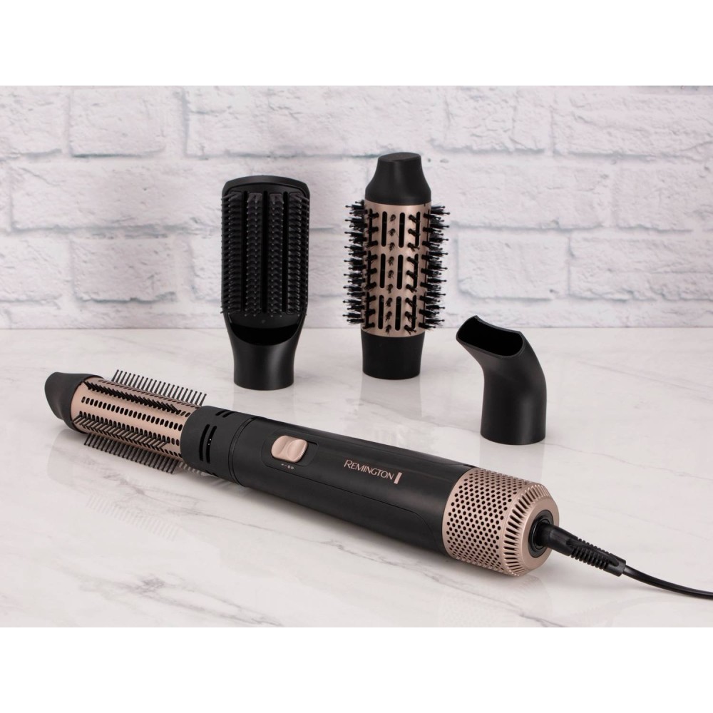 Фен-щетка Remington AS7580 черный/золотой