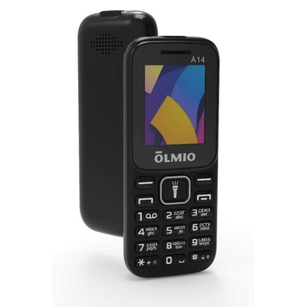 Мобильный телефон Olmio A14 черный Мобильный телефон Olmio A14 черный