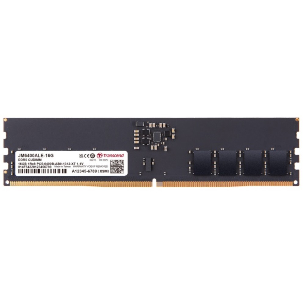 Память оперативная DDR5 Desktop Transcend JM6400ALE-16G Память оперативная DDR5 Desktop Transcend JM6400ALE-16G