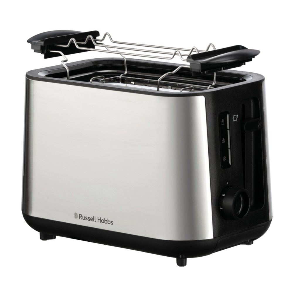 Тостер Russell Hobbs 27390-56 сталь/черный Тостер Russell Hobbs 27390-56 сталь/черный