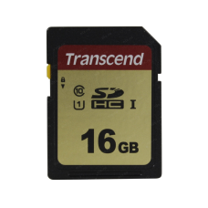 Карта памяти SD 16GB Class 10 V30 U1 Transcend TS16GSDC500S Карта памяти SD 16GB Class 10 V30 U1 Transcend TS16GSDC500S