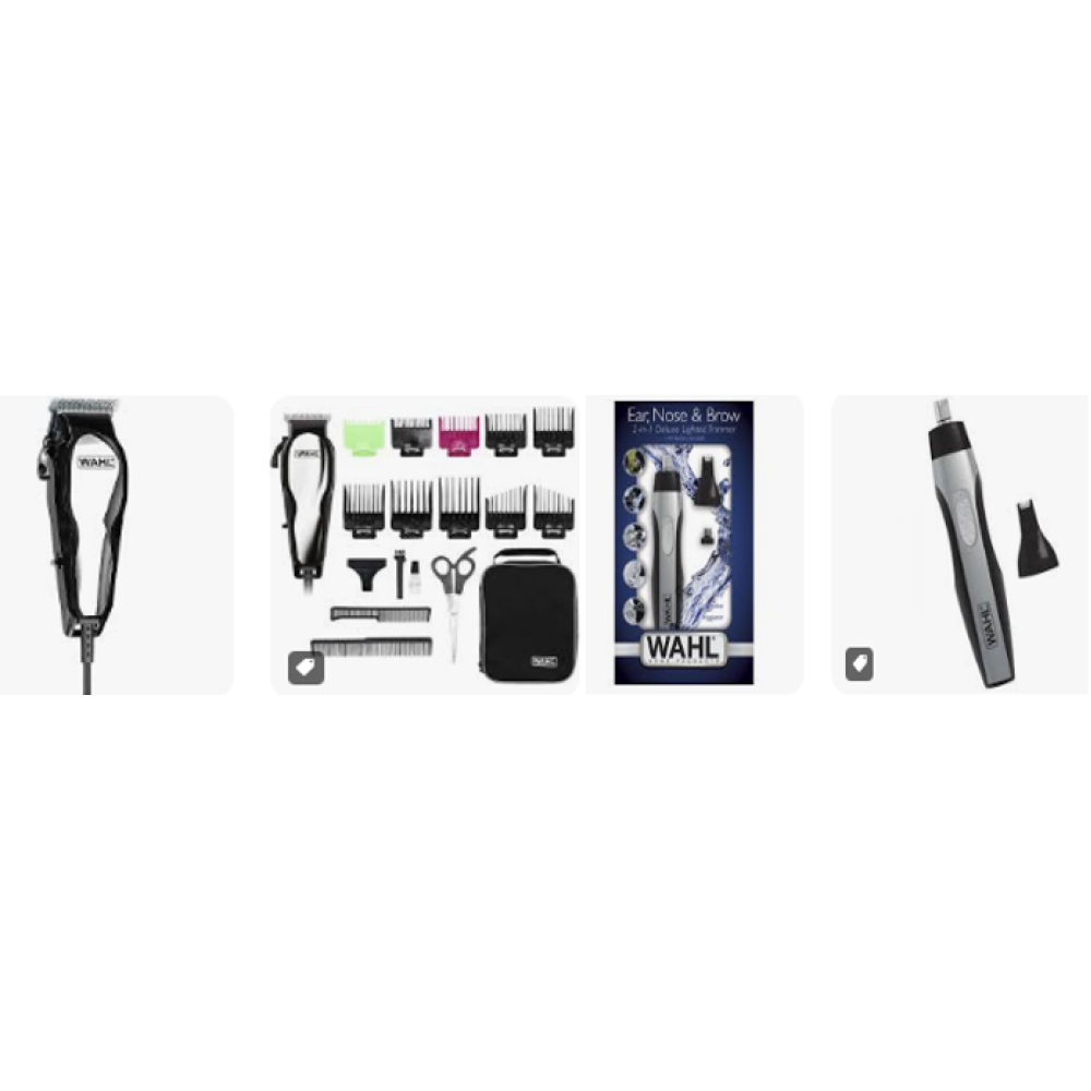 Машинка для стрижки волос Wahl Baldfader черный + Wahl Nose trimmer