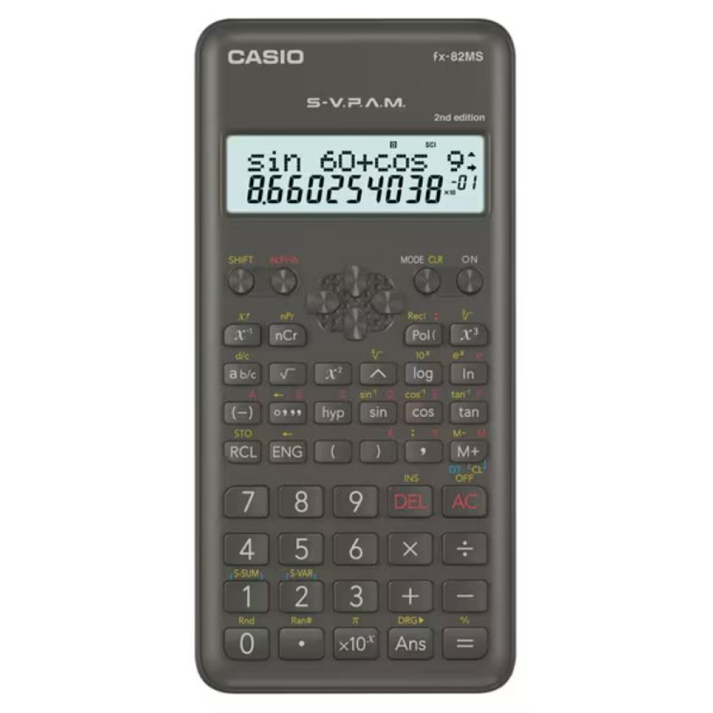 Калькулятор инженерный CASIO FX-82MS-2-W-EH-D Калькулятор инженерный CASIO FX-82MS-2-W-EH-D