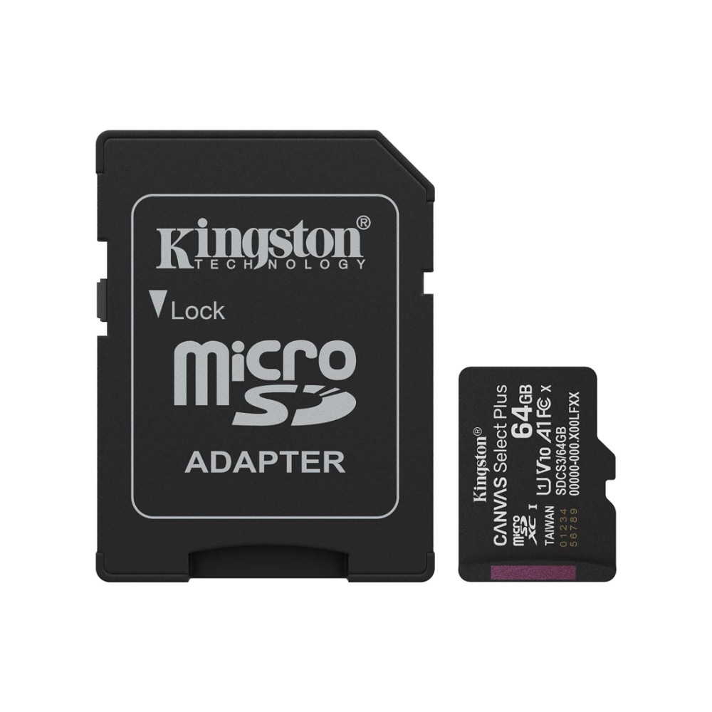 Карта памяти MicroSD 64GB Class 10 UHS-I Kingston SDCS3/64GB Карта памяти MicroSD 64GB Class 10 UHS-I Kingston SDCS3/64GB
