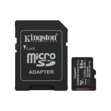 Карта памяти MicroSD 64GB Class 10 UHS-I Kingston SDCS3/64GB
