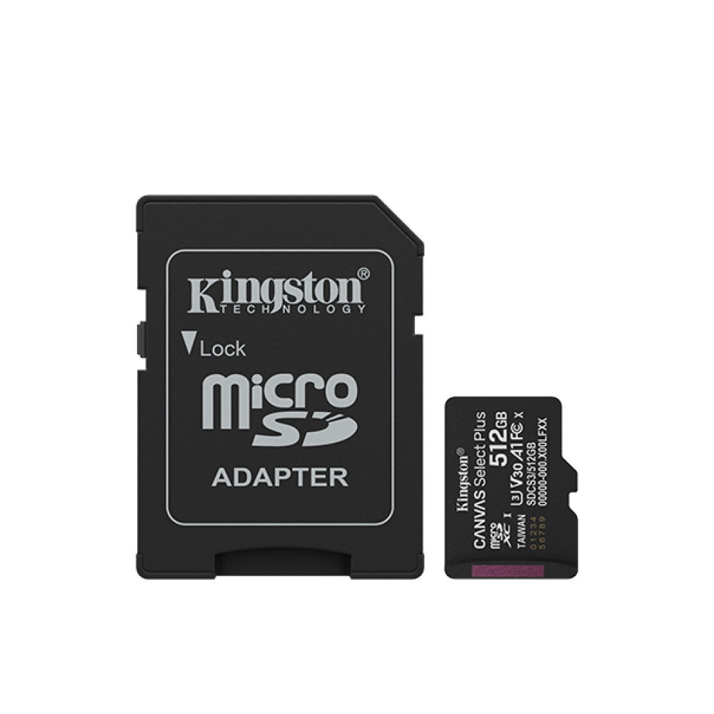 Карта памяти MicroSD 512GB Class 10 UHS-I Kingston SDCS3/512GB Карта памяти MicroSD 512GB Class 10 UHS-I Kingston SDCS3/512GB