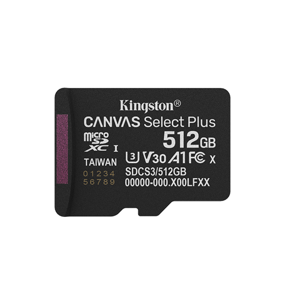 Карта памяти MicroSD 512GB Class 10 UHS-I Kingston SDCS3/512GBSP Карта памяти MicroSD 512GB Class 10 UHS-I Kingston SDCS3/512GBSP