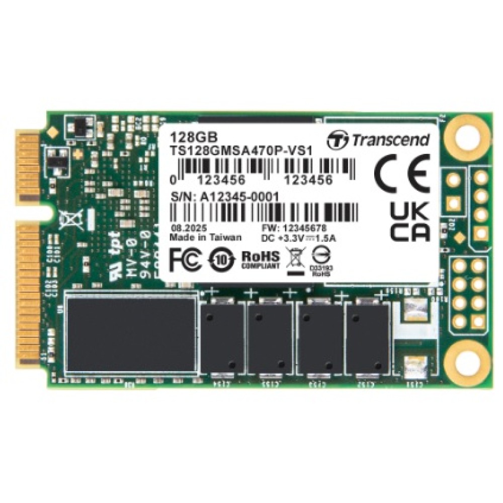Жесткий диск SSD 128GB Transcend TS128GMSA470P-VS1 Жесткий диск SSD 128GB Transcend TS128GMSA470P-VS1