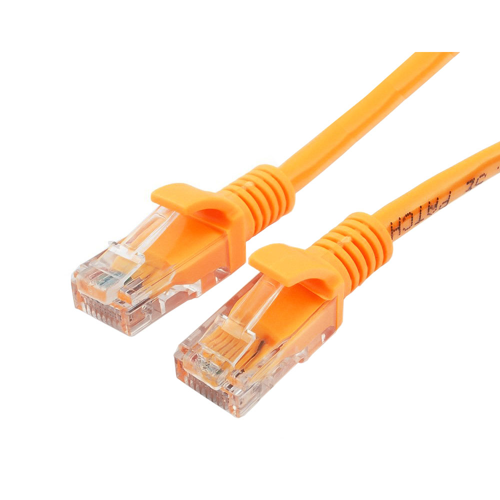 Патч-корд UTP Cablexpert PP12-1.5M/O, кат.5e, 1.5м, литой, многожильный (оранжевый)