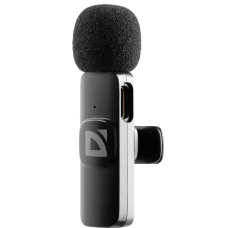 Микрофон петличный Defender Talky-137 wrls черный