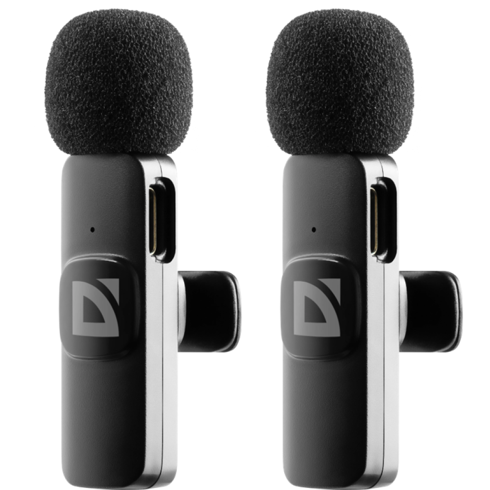 Микрофон петличный Defender Talky-138 wrls черный