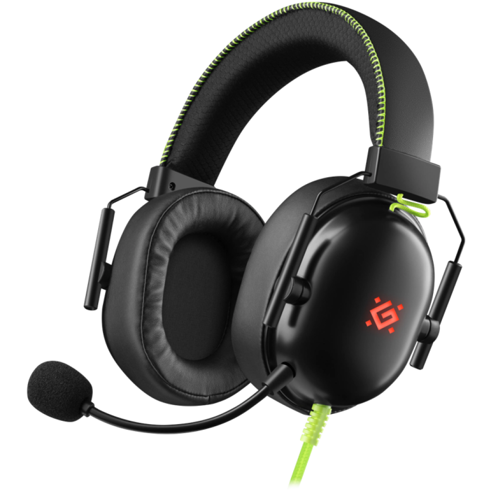 Наушники-гарнитура игровые Defender Toxic черный