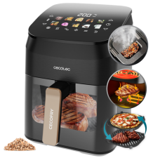 Аэрогриль Cecotec Cecofry&Grill Smokin 4500 черный Аэрогриль Cecotec Cecofry&Grill Smokin 4500 черный