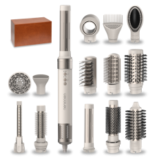 Стайлер Cecotec Bamba CeramicCare AirGlam Champagne (14в1) черный Стайлер Cecotec Bamba CeramicCare AirGlam Champagne (14в1) черный