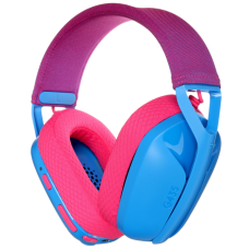 Наушники-гарнитура игровая Logitech G435 синий/розовый