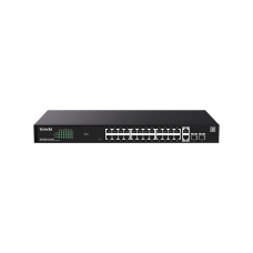 PoE-коммутатор с облачным управлением 26GE+2SFP Tenda TEG2228P-24-410W с 24-Port PoE черный