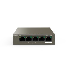 PoE-коммутатор Tenda TEF1105P-4-63W 5-port 10/100Mbps с 4-port PoE бронзовый
