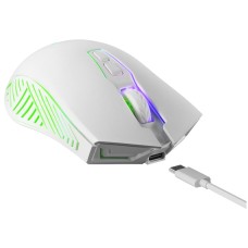 Мышь игровая беспроводная Defender Pandora GM-502 белый