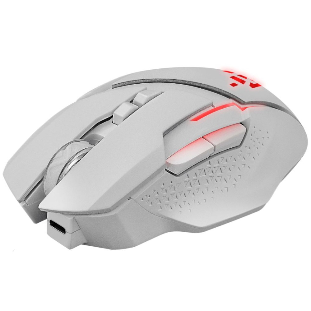 Мышь игровая беспроводная Defender Ibix GM-895 белый