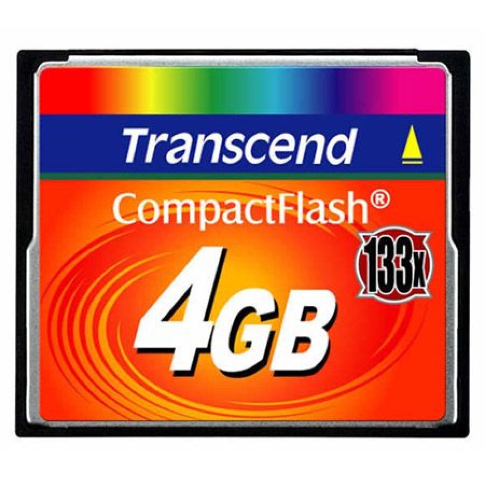 Transcend TS4GCF133, Compact Flash 4GB 133x