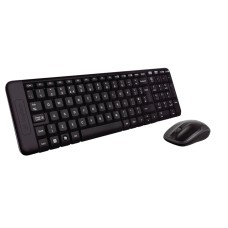 Комплект клавиатура+мышь Logitech MK220 черный