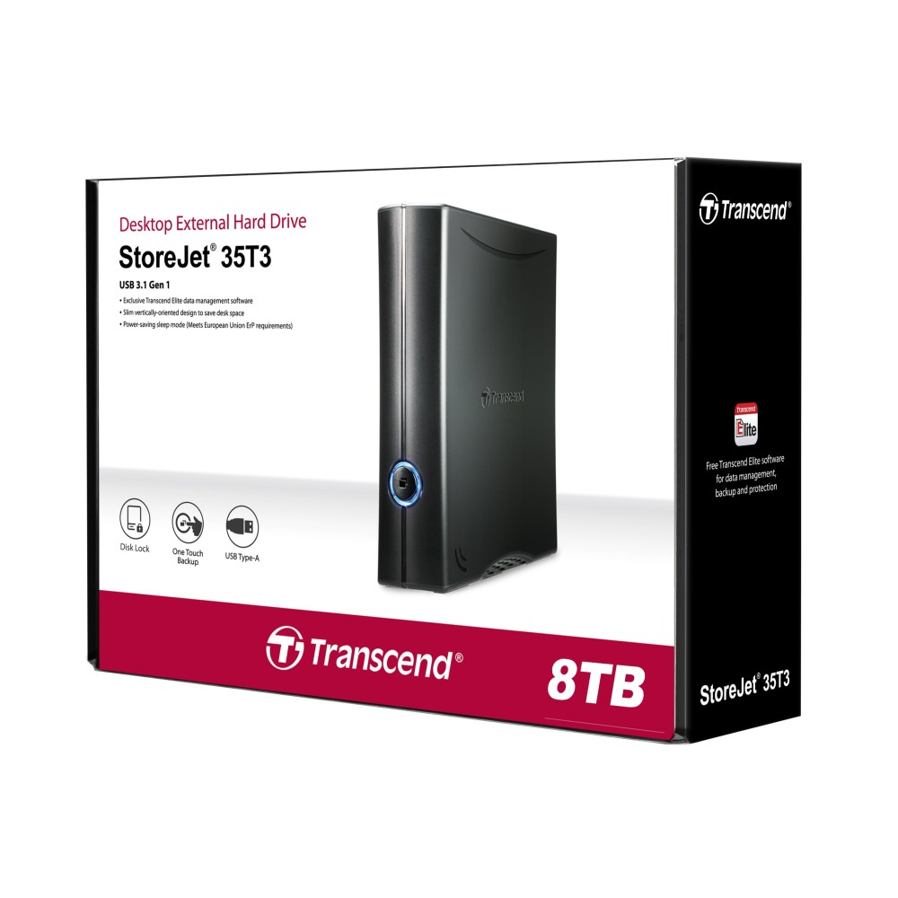 Внешний жесткий диск 3,5 8TB Transcend TS8TSJ35T3 Внешний жесткий диск 3,5 8TB Transcend TS8TSJ35T3