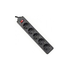 Сетевой фильтр Defender ES 1.8 - 1,8 М, 5 розеток черный