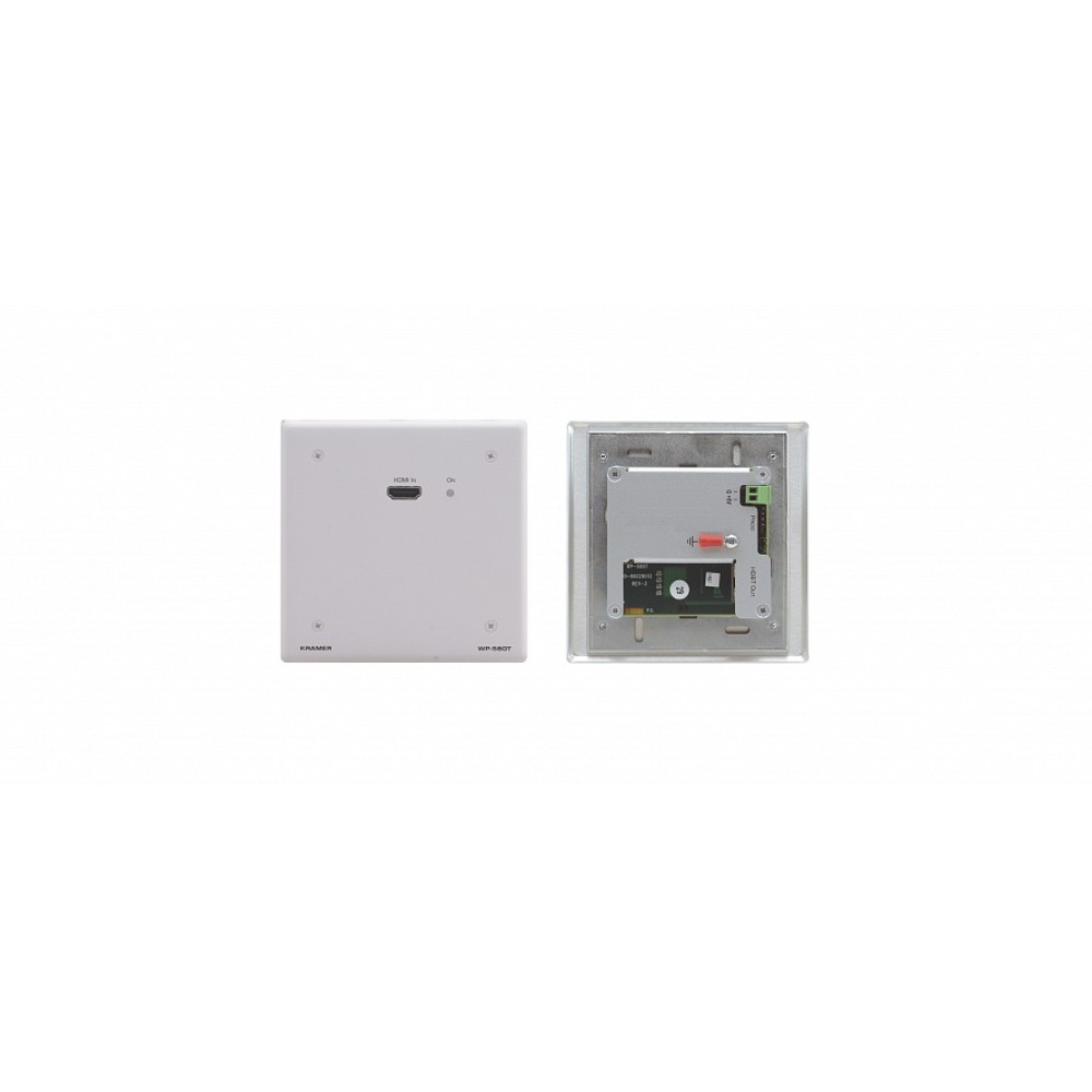 Передатчик Kramer WP-580T/EU(W)-86 HDMI по витой паре HDBaseT; до 70 м, цвет белый Передатчик Kramer WP-580T/EU(W)-86 HDMI по витой паре HDBaseT; до 70 м, цвет белый