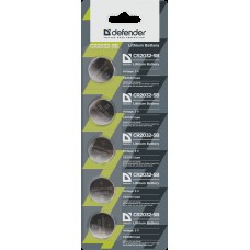 Элемент питания Defender CR2032 - 5 штук в блистере