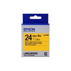 Лента Epson C53S656005 LK-6YBP-Пастельная лента 24мм, Желт./Черн., 9м Лента Epson C53S656005 LK-6YBP-Пастельная лента 24мм, Желт./Черн., 9м