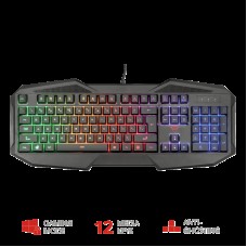 Клавиатура игровая Trust RU GXT830-RW AVONN GAMING KB черный