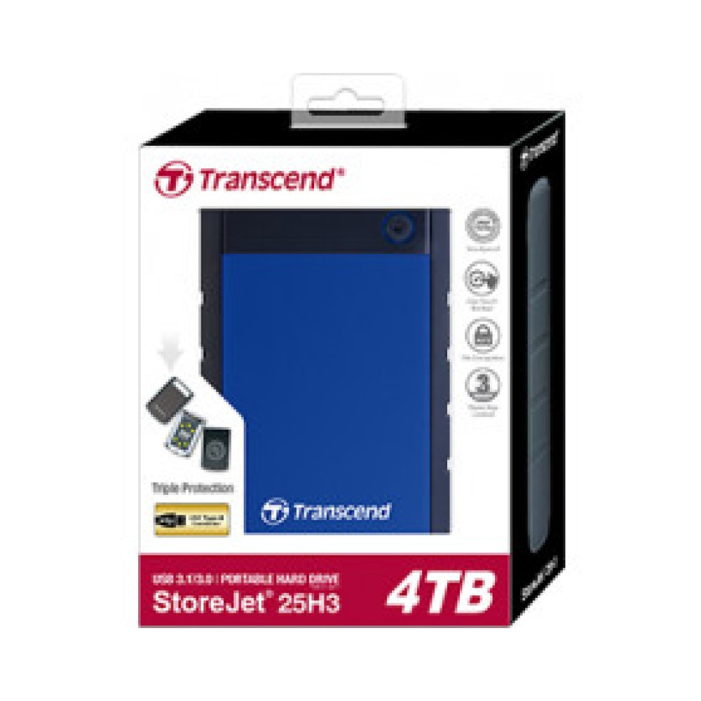 Внешний жесткий диск 2.5 4TB Transcend TS4TSJ25H3B