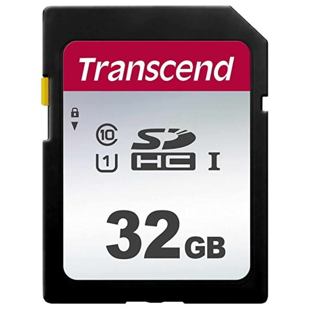 Карта памяти SD 32GB Class 10 U1 Transcend TS32GSDC300S Карта памяти SD 32GB Class 10 U1 Transcend TS32GSDC300S