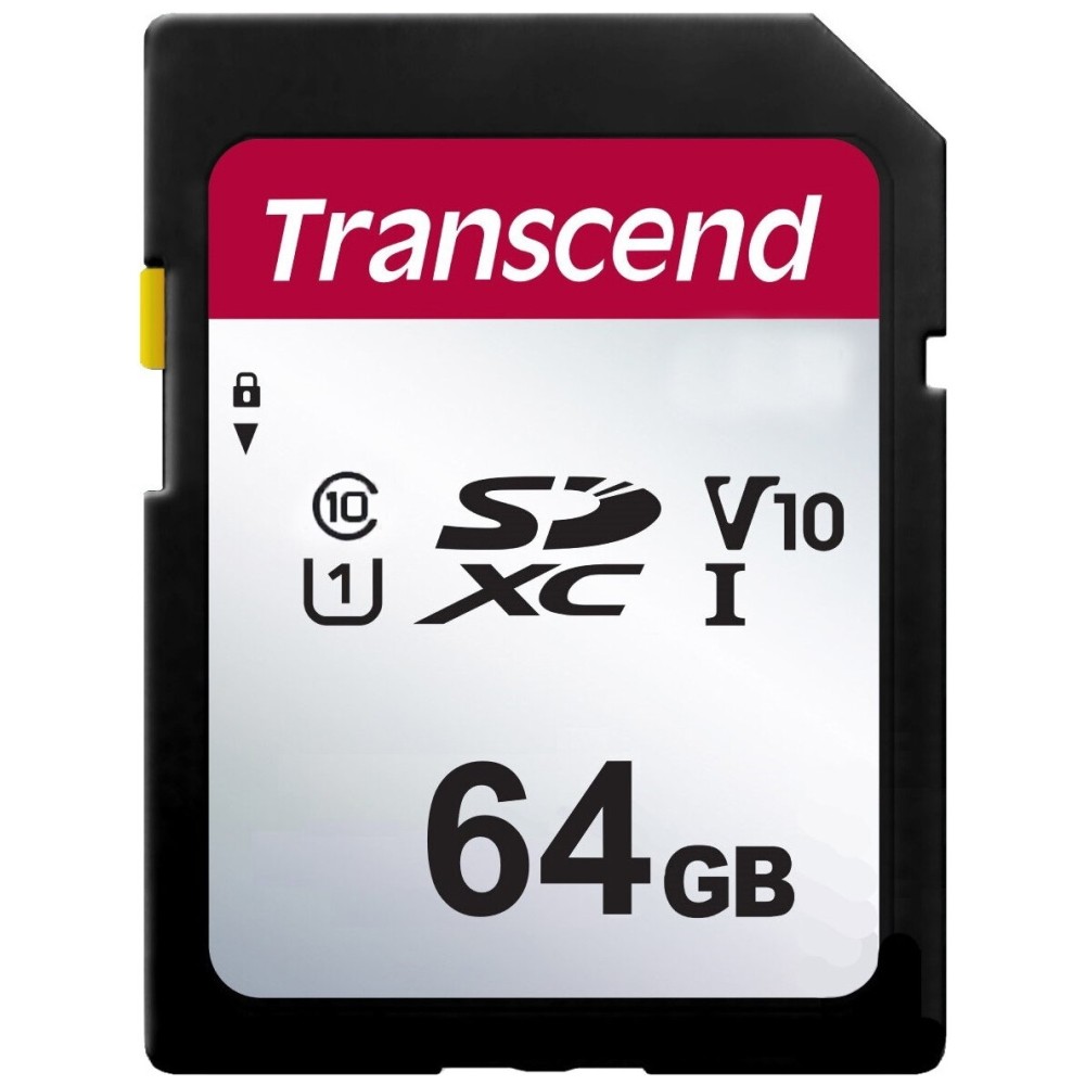 Карта памяти SD 64GB Class 10 U3 Transcend TS64GSDC300S Карта памяти SD 64GB Class 10 U3 Transcend TS64GSDC300S