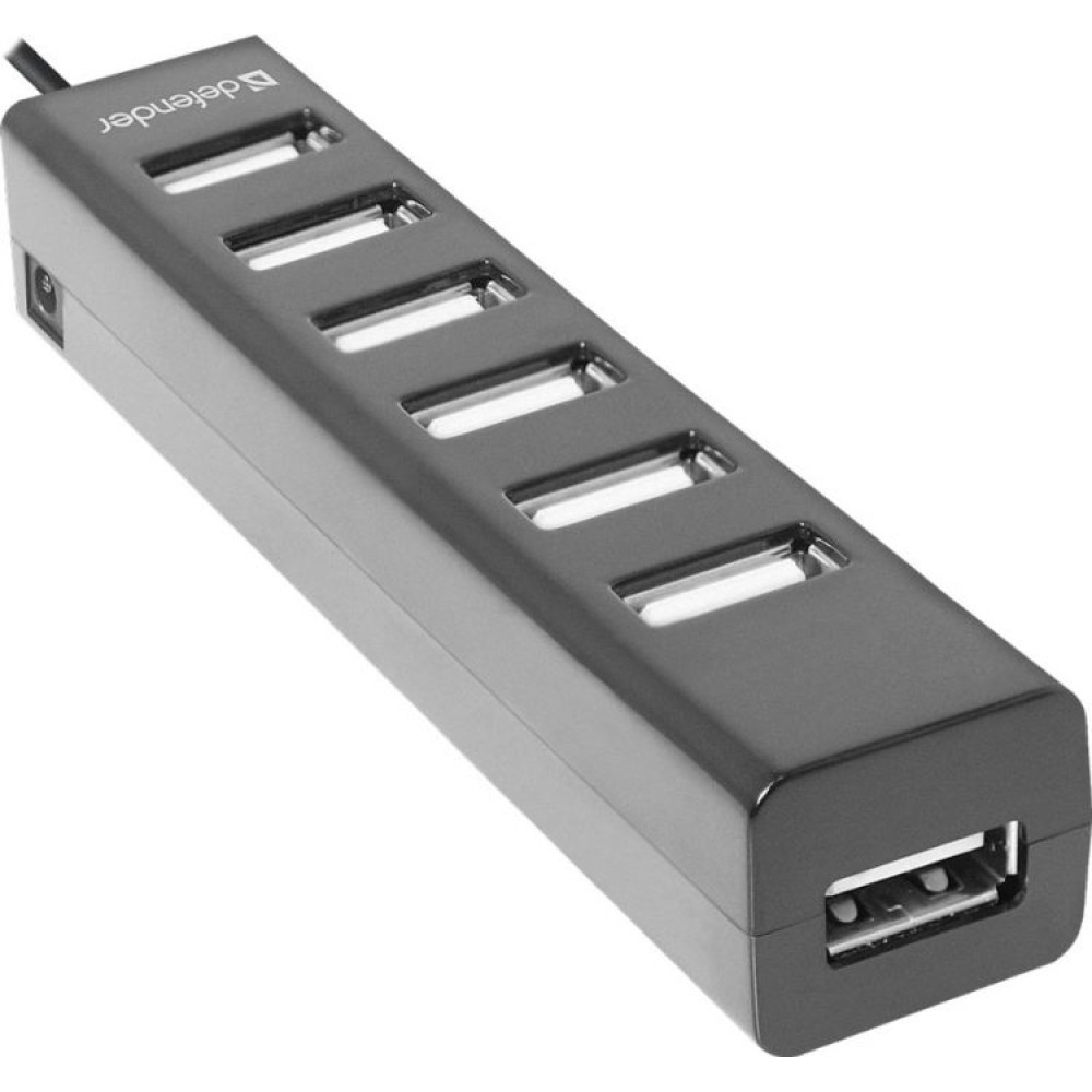 Разветвитель Defender Swift USB2.0, 7 портов HUB Разветвитель Defender Swift USB2.0, 7 портов HUB