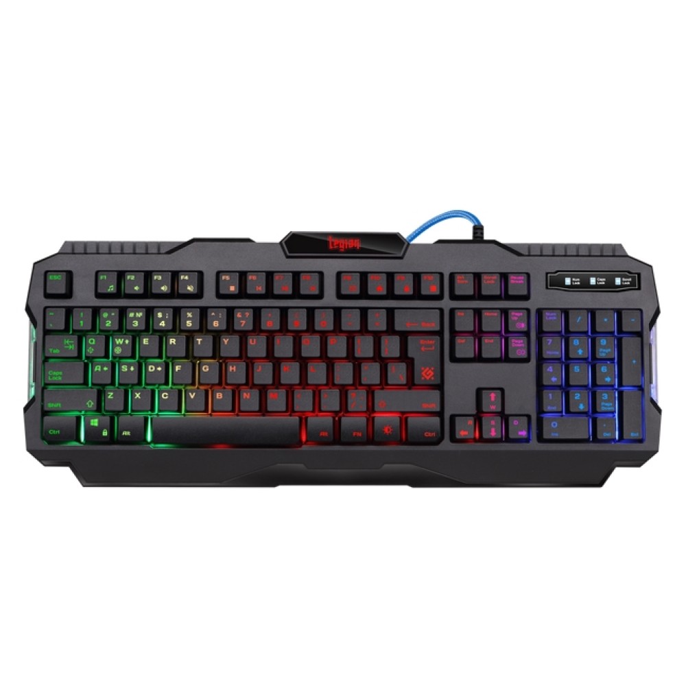 Клавиатура игровая Defender Legion GK-010DL RU, черный, RGB подсветка,19 Anti-Ghost Клавиатура игровая Defender Legion GK-010DL RU, черный, RGB подсветка,19 Anti-Ghost