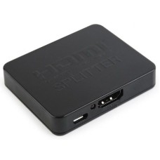 Разветвитель HDMI Cablexpert DSP-2PH4-03, HD19F/2x19F, 1 компьютер => 2 монитора, Full-HD, 3D, 1.4v,
