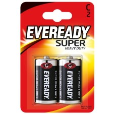 Элемент питания R14-C Eveready SHD 2 штуки в блистере.