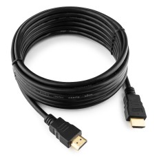 Кабель HDMI Cablexpert CC-HDMI4-15, 4.5м, v2.0, 19M/19M, черный, позол.разъемы, экран, пакет Кабель HDMI Cablexpert CC-HDMI4-15, 4.5м, v2.0, 19M/19M, черный, позол.разъемы, экран, пакет