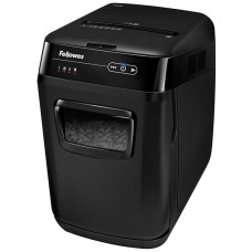 Шредер Fellowes® AutoMax® 150C, автоподача, DIN P-4, 4х38мм, 150лст. авто, 8 ручн., 32 лтр., авторев