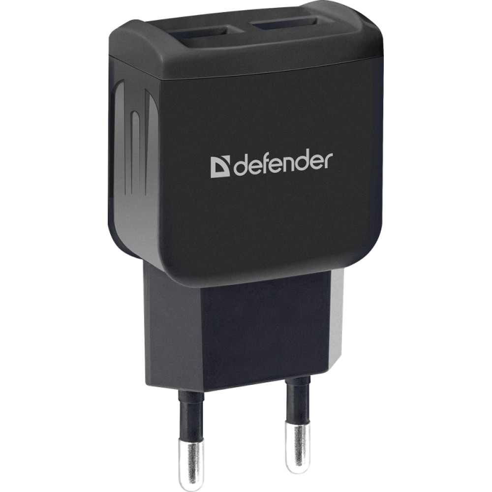 Зарядное устройство сетевое Defender EPA-13, 2xUSB, 5V/2.1А, черный Зарядное устройство сетевое Defender EPA-13, 2xUSB, 5V/2.1А, черный