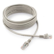 Патч-корд медный UTP Cablexpert PP10-5M кат.5e, 5м, литой, многожильный (серый) Патч-корд медный UTP Cablexpert PP10-5M кат.5e, 5м, литой, многожильный (серый)