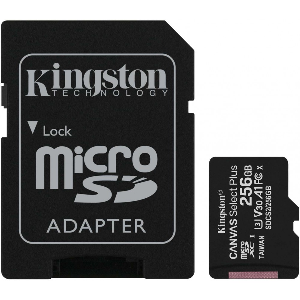 Карта памяти MicroSD 256GB Class 10 UHS-I Kingston SDCS2/256GB Карта памяти MicroSD 256GB Class 10 UHS-I Kingston SDCS2/256GB