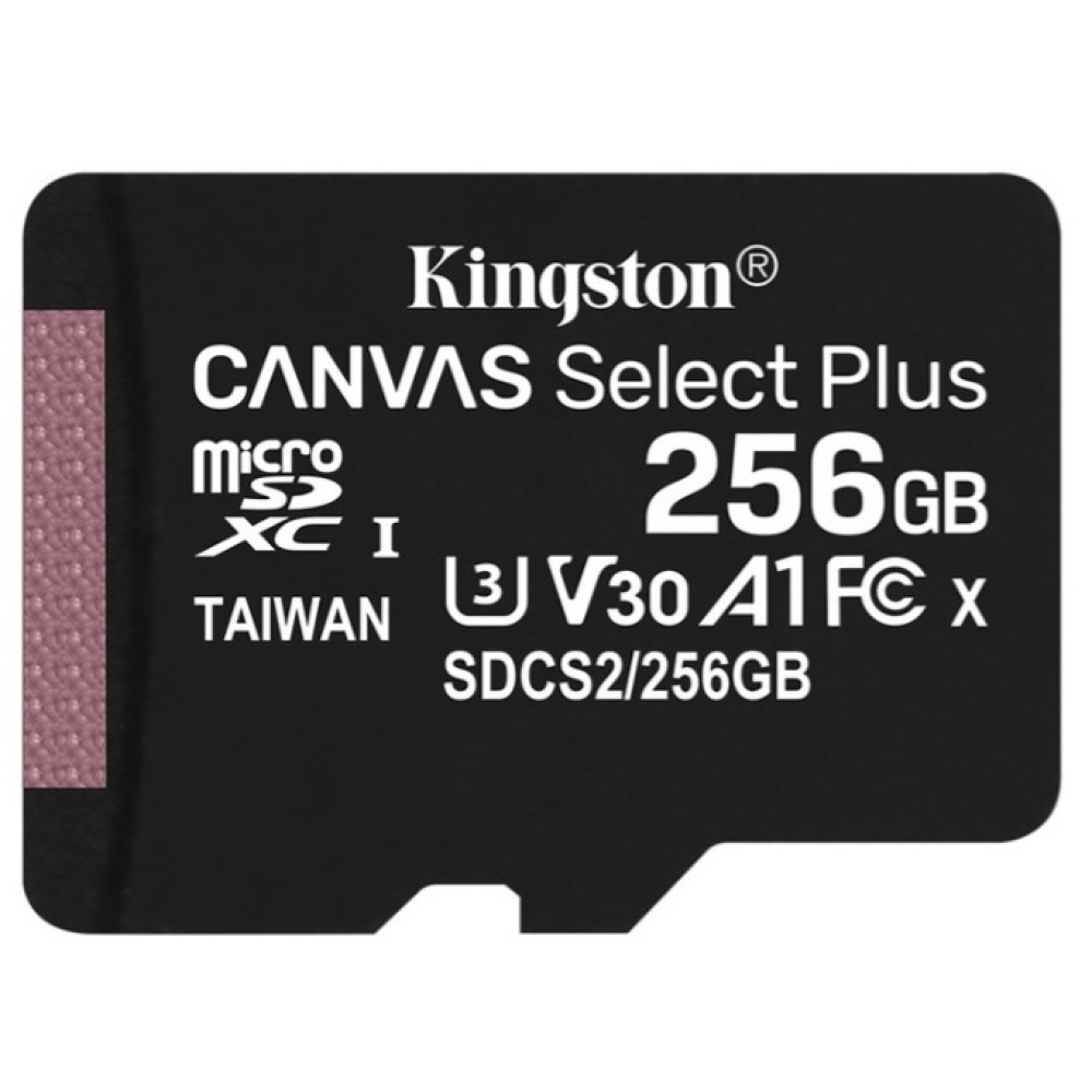 Карта памяти MicroSD 256GB Class 10 UHS-I Kingston SDCS2/256GBSP