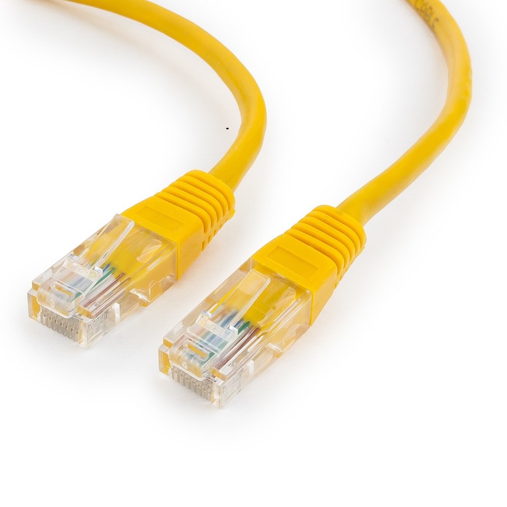 Патч-корд UTP Cablexpert PP12-10M/Y кат.5e, 10м, литой, многожильный (жёлтый) Патч-корд UTP Cablexpert PP12-10M/Y кат.5e, 10м, литой, многожильный (жёлтый)