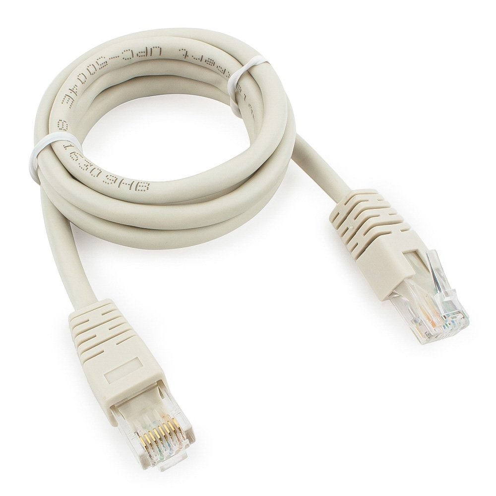 Патч-корд UTP Cablexpert PP6U-1M кат.6, 1м, литой, многожильный (серый) Патч-корд UTP Cablexpert PP6U-1M кат.6, 1м, литой, многожильный (серый)