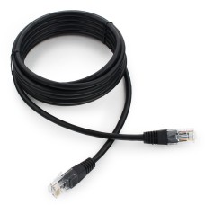Патч-корд UTP Cablexpert PP12-3M/BK 5e, 3м, литой, многожильный (чёрный) Патч-корд UTP Cablexpert PP12-3M/BK 5e, 3м, литой, многожильный (чёрный)