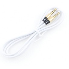 Кабель аудио Cablexpert CCAB-01-35MM-1MW, 3.5 джек (M)/3.5 джек (M), 1м, блистер, белый